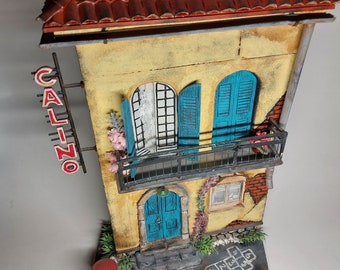 Mexico Motel Book Nook Diorama