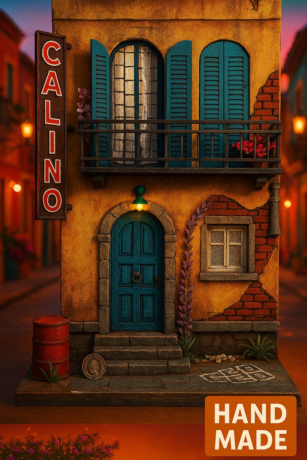 Mexico Motel Book Nook Diorama