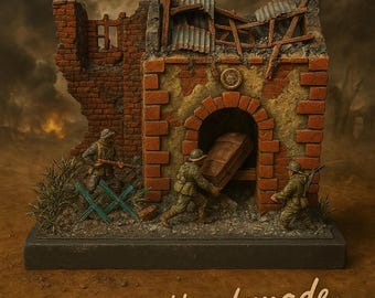 World Wars...Book Nook Diorama