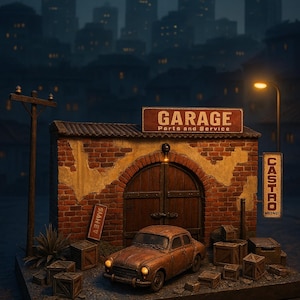 Diorama Garage