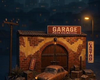 Diorama Garage