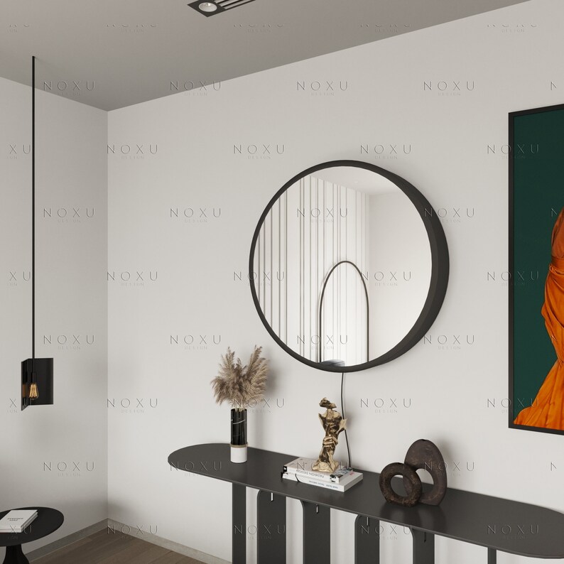 Noxu Design Infinity LED Circle Mirror Infinity RGB LED Etsy UK