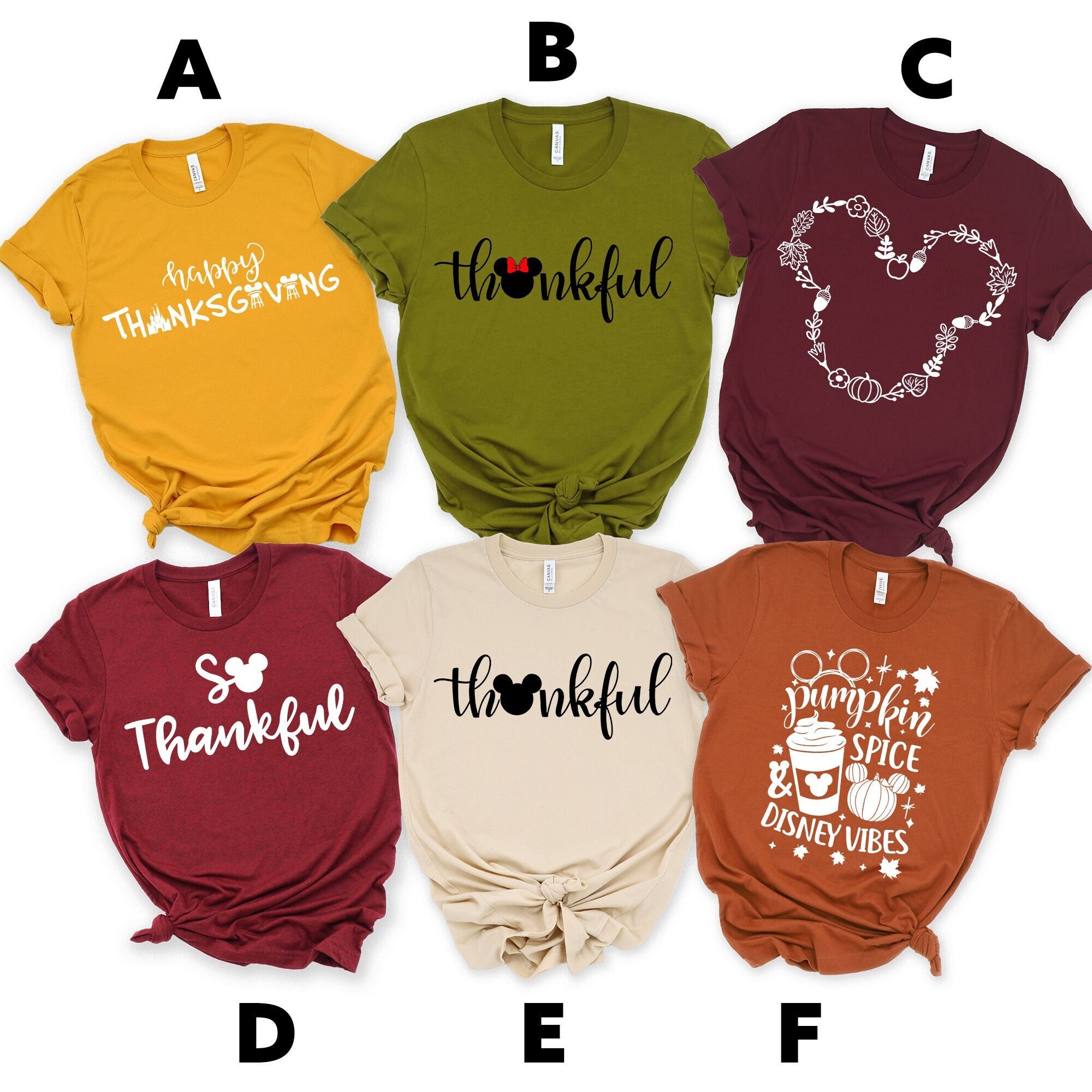 Discover Cute Fall Disney Thanksgiving Shirts