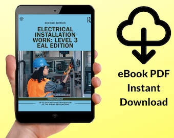 TEXTBOOK PDF | Electrical Installation Work : Level 3 EAL Edition | electrical book  | eBook