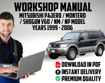 OFFIZIELLER Werks-Werkstatt-Service Reparatur Auto Reparatur-Handbuch-Mitsubishi Pajero/Montero/Shogun Modelljahre 1999 bis 2006 Reparaturanleitung Download