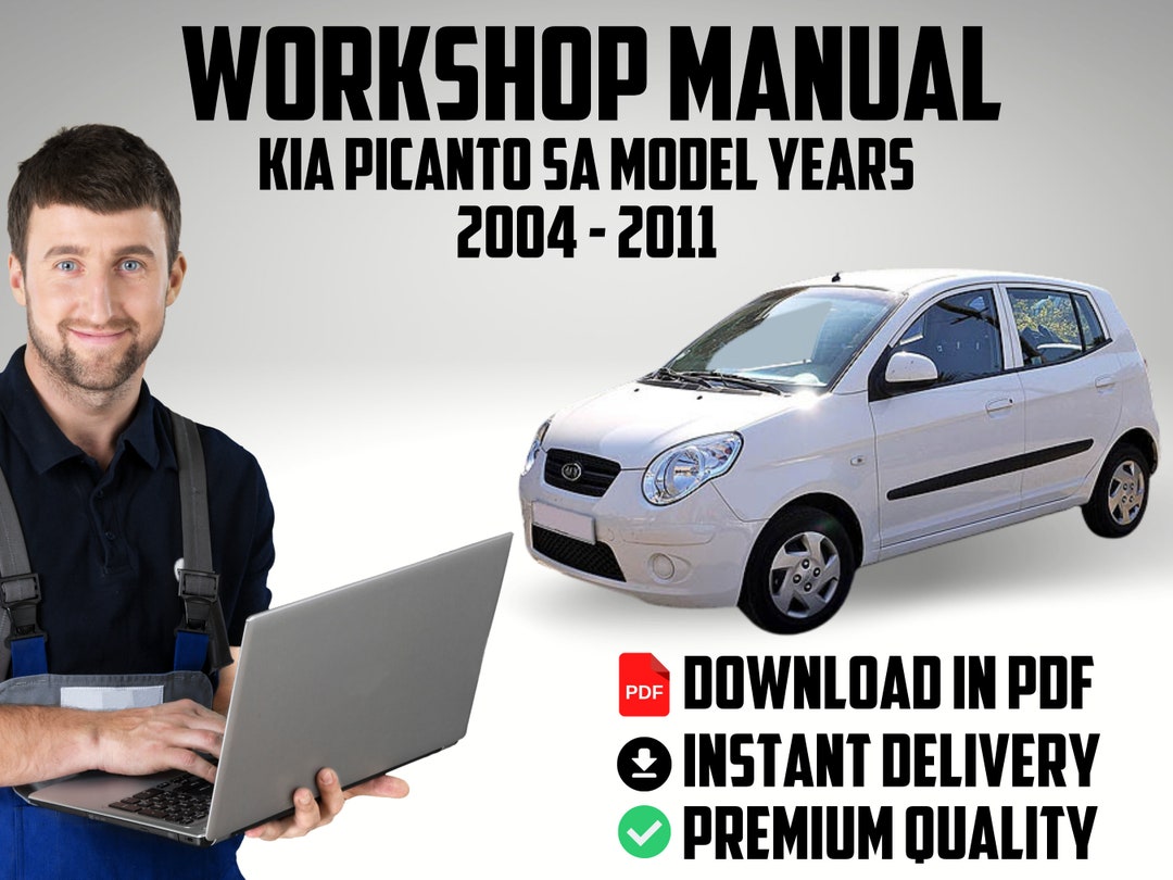 Official Factory Service Repair Car Fix Manual Kia Picanto SA