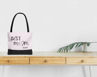 Borsa tote in tela con la migliore mamma di sempre