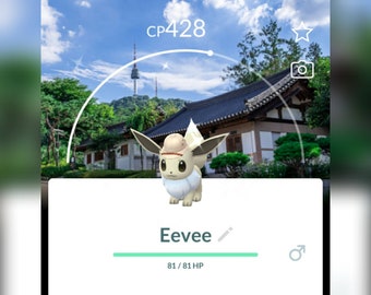 Shiny Eevee Flower Crow & Evolution Trade 20k stardust