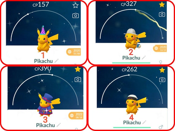 Shiny Pikachu ( World Championships ) Pokemon Trade Go