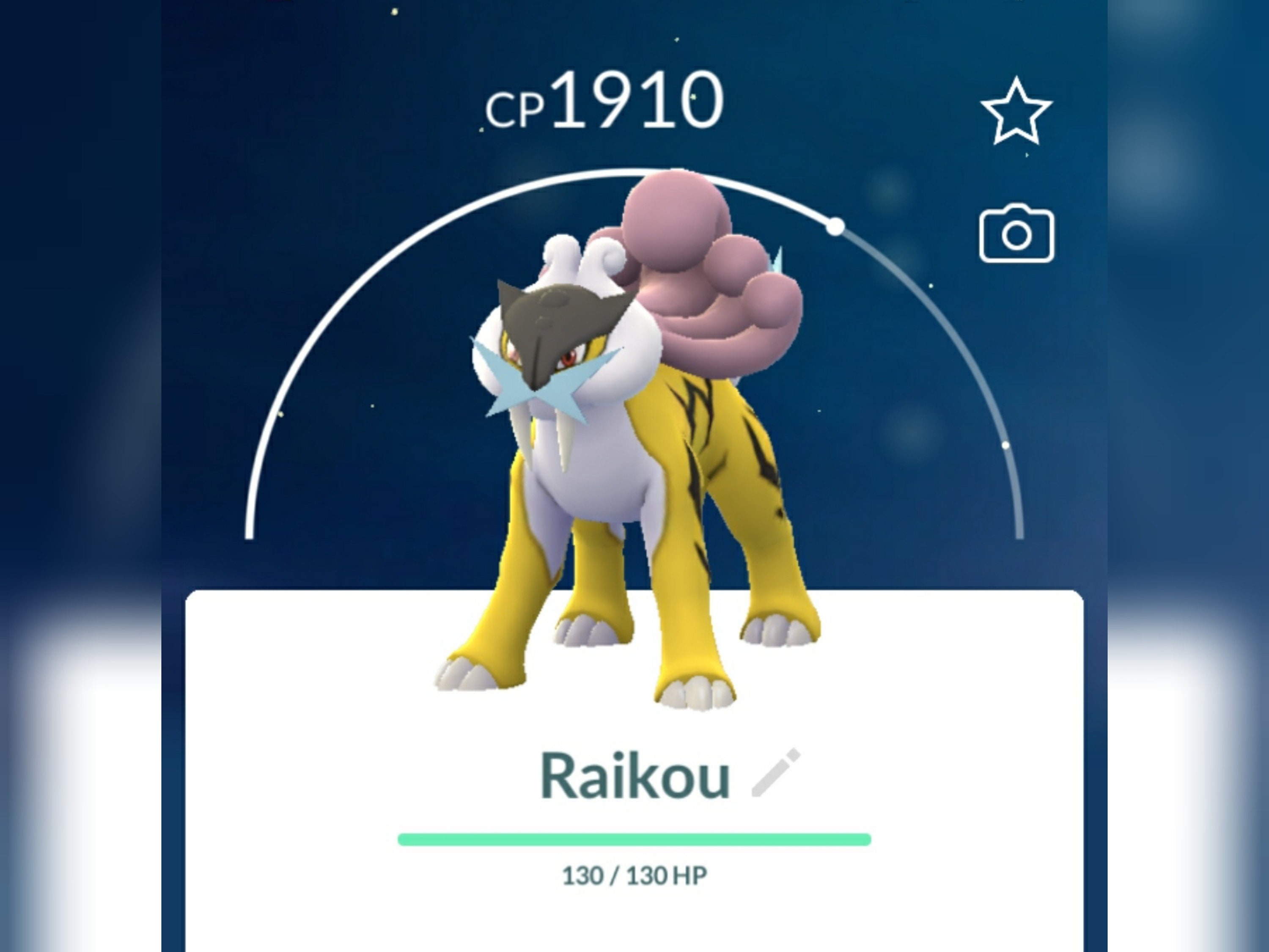 Raikou - Pokemon Go