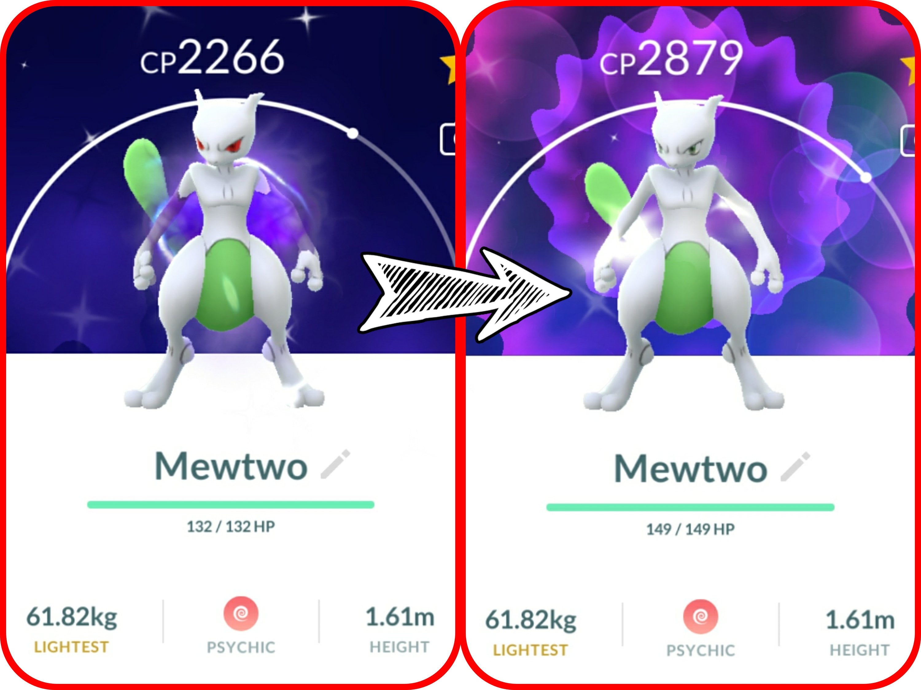 Purified Shiny Mewtwo for Pokemon Go SHINY. 