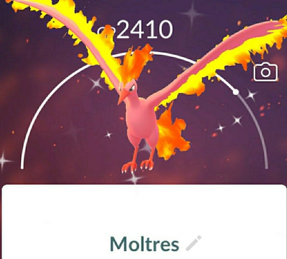 Pokemon GO Singapore, Shiny moltres from weekly field quests reward