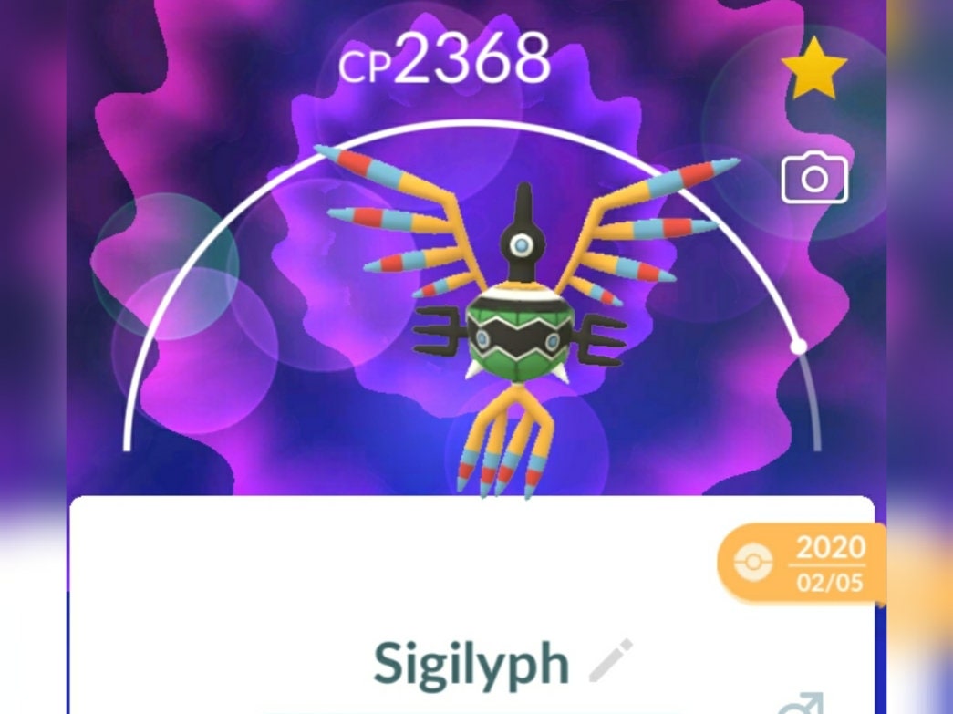 Sigilyph  Pokédex