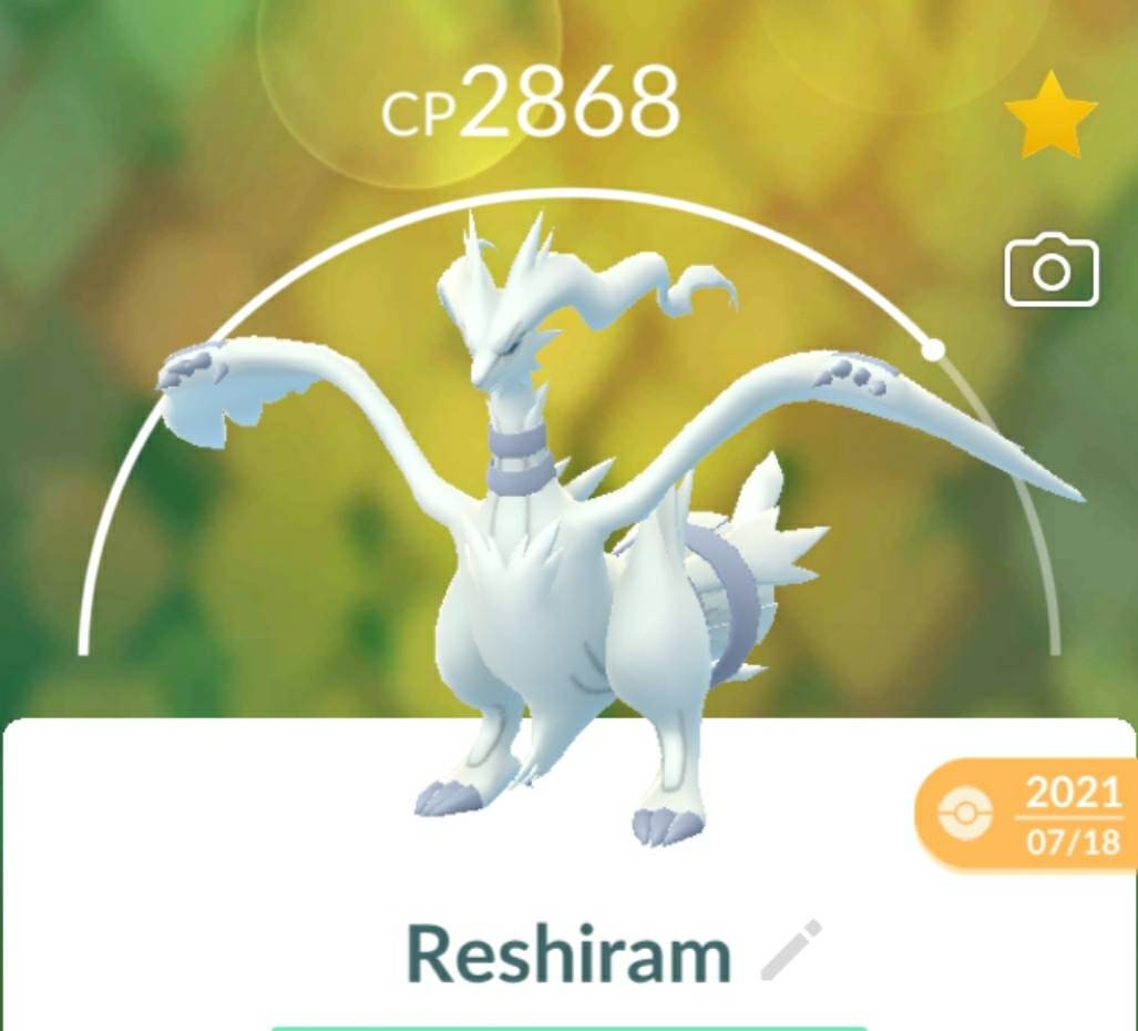 Reshiram - Zekrom - Kyurem / CHOOSE CP (30 days of friendship) Pokemon Go