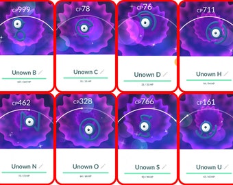 Shiny Unown Verification : r/TheSilphRoad