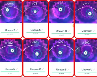 Shiny Unown Verification : r/TheSilphRoad