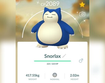 Shiny Snorlax Etsy