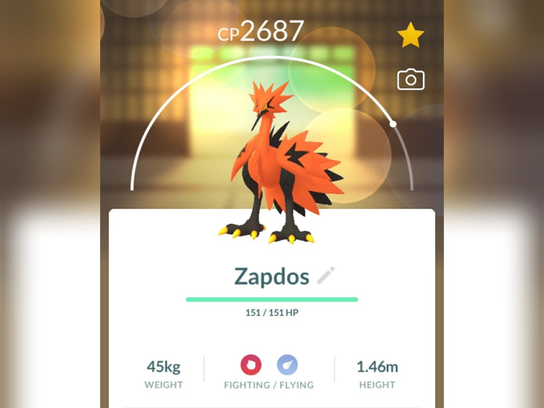 Pokémon GO Galarian Moltres – Trade 1.000.000 stardust (Read