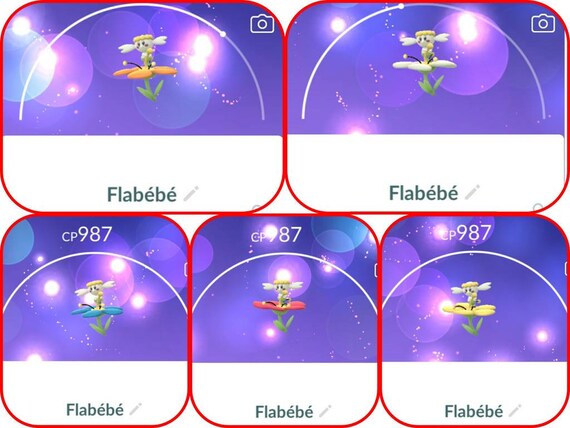 Flabébé, Pokédex