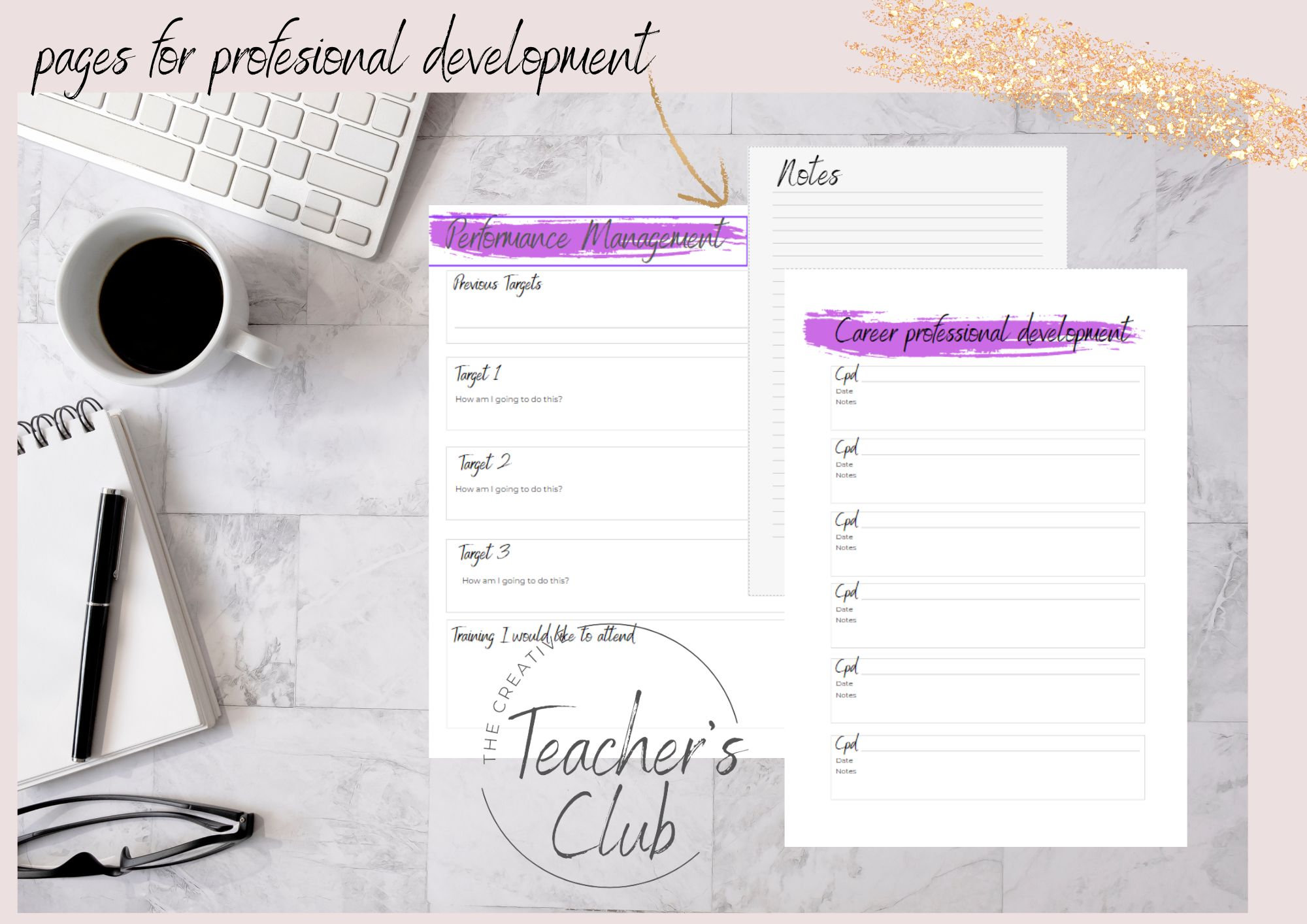 Teacher Planner Printable, Calendar, Academic Planner, School Year ...