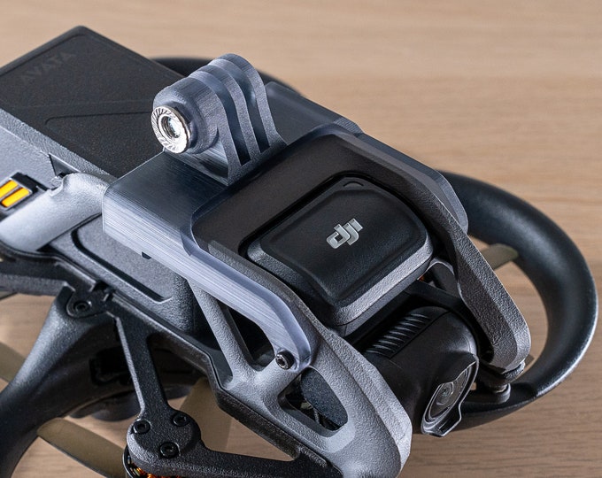 DJI AVATA Gopro Action Camera Mount With Screw and Nut Etsy