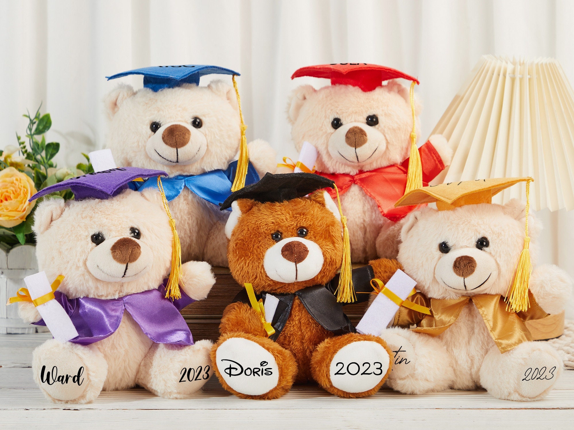 Custom Personalized Graduation Bear 2023teddy Bearstuffed Etsy