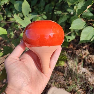 Olla terracotta smaltata rossa 20cl per piante in vaso Ø20/25cm, sistema di irrigazione naturale per piante da interno, autonomia da 5 a 10 giorni