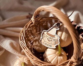 Panier d'Halloween personnalisé | Citrouille ensorcelée