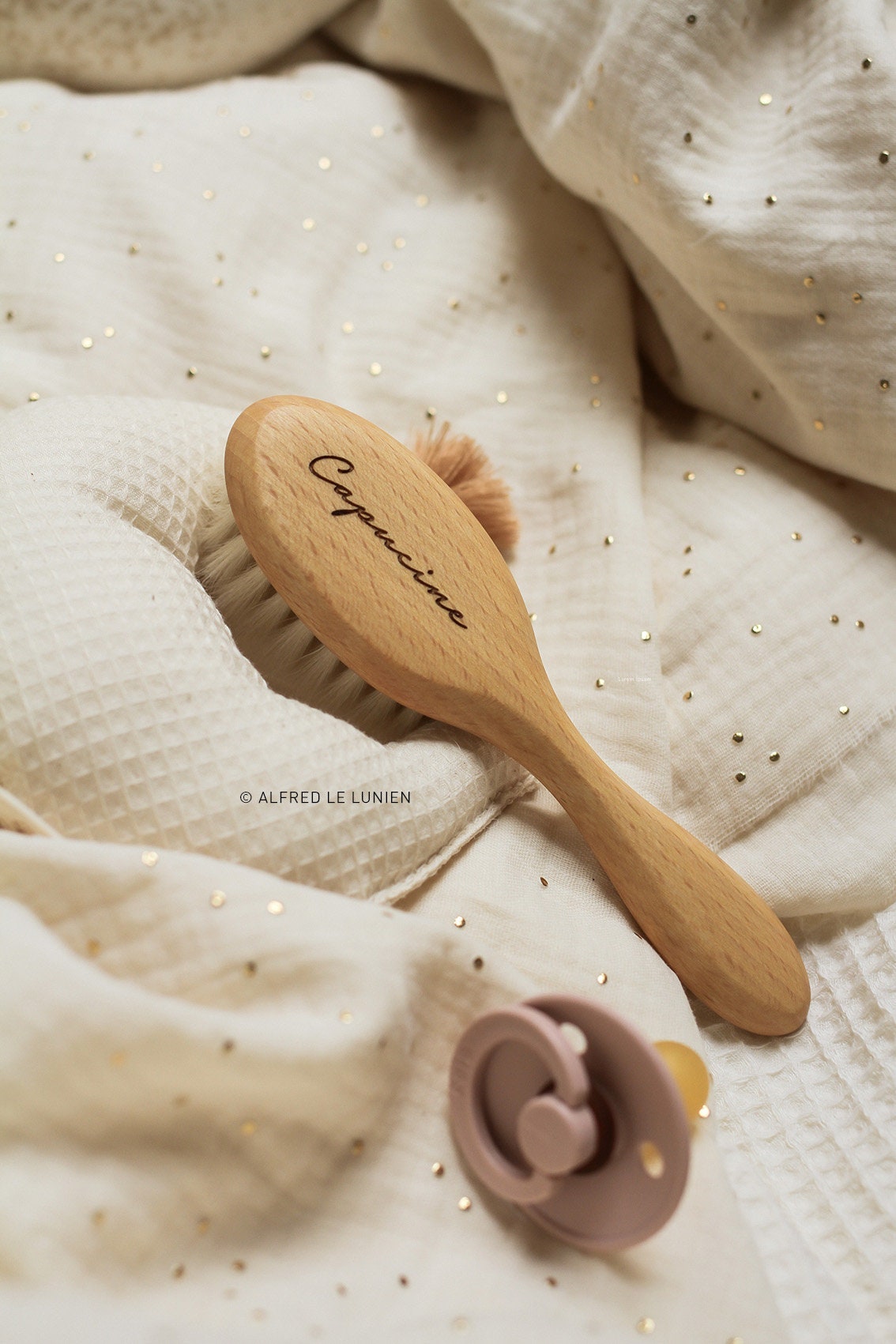 Brosse et peigne en bois pour bébé Goldrick - Le Joli Shop