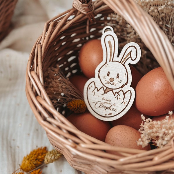 Panier de Pâques personnalisé | Lapin de Pâques