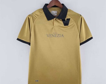 Venezia FC Soccer Football Gold Jersey Pre-Match Kit 2022-2023