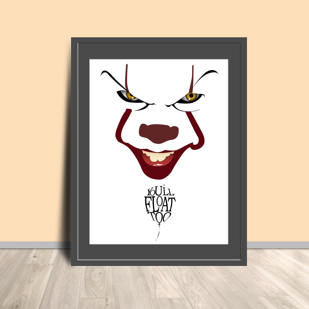 You'll Float Too IT Literary Art Print,stephen King Quote Wall Art ...