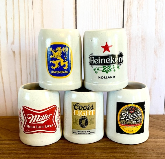 ビールジョッキ ミニ ヴィンテージビールジョッキ ミニストーンウェア 2.5インチ