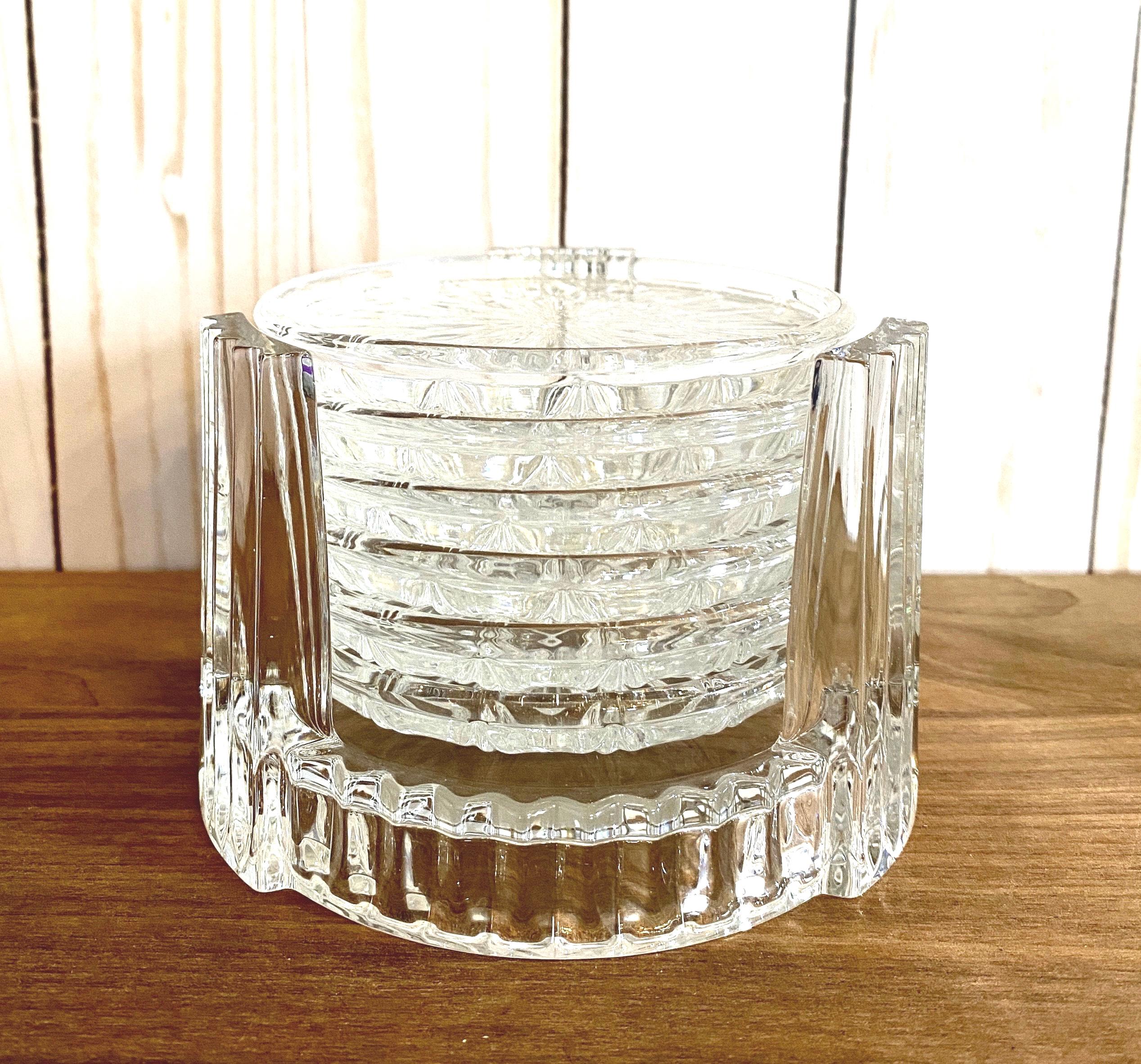 Waterford Marquis Crystal Coasters and Holder: 7 Piece Set NIB - Etsy