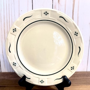 Vintage Longaberger 7.25” Salad Plate Woven Traditions Heritage Green Replacements