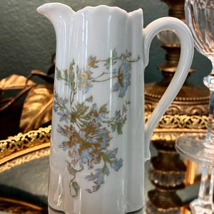 Vintage Haviland Limoges France Auclair Pattern 5.5” Creamer, Pitcher or Vase for Flowers