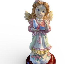 Figurka anioła z kolekcji House of Lloyd Caring Angel, dekoracja świąteczna 15 cm (nowa w pudełku)