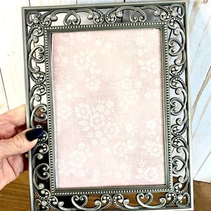 Cornice Portafoto A Cuore: Collage Con 5 Foto (10x15 E 13x18) – Stile Industriale Nero/Rame