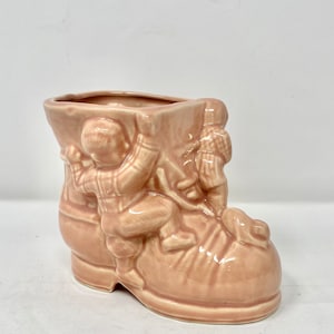 Vintage Baby Children’s Ceramic Planter Flower Pot for Baby Girl or Boy Gift by Shawnee Pottery