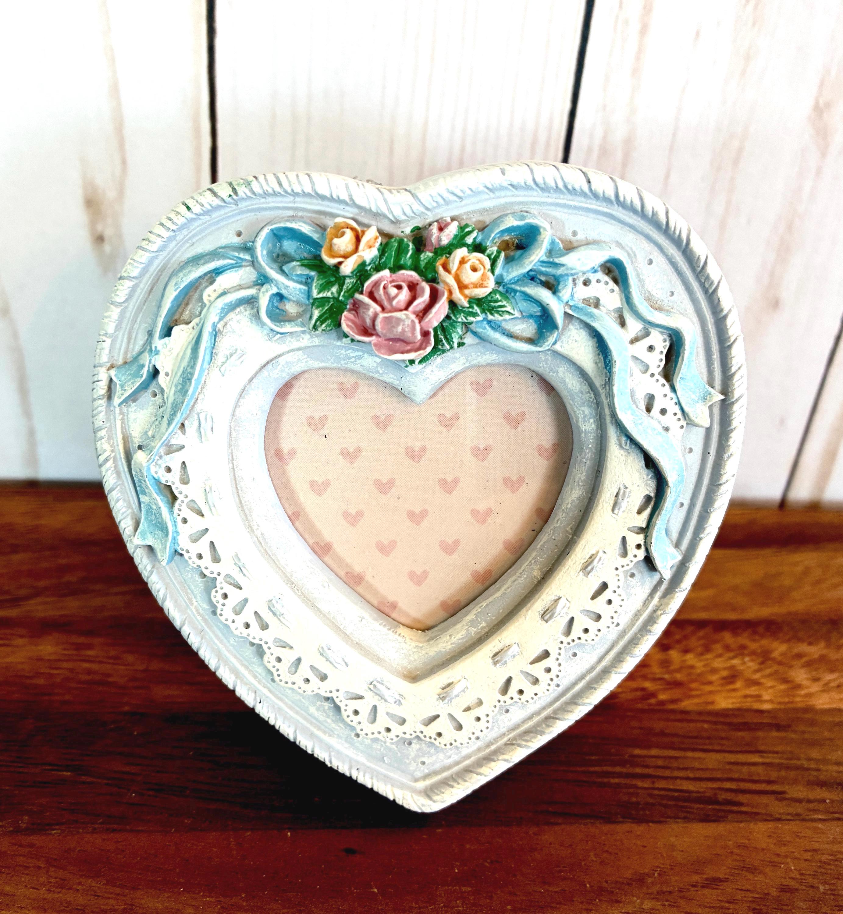 Vintage Ceramic Heart Frame - Etsy
