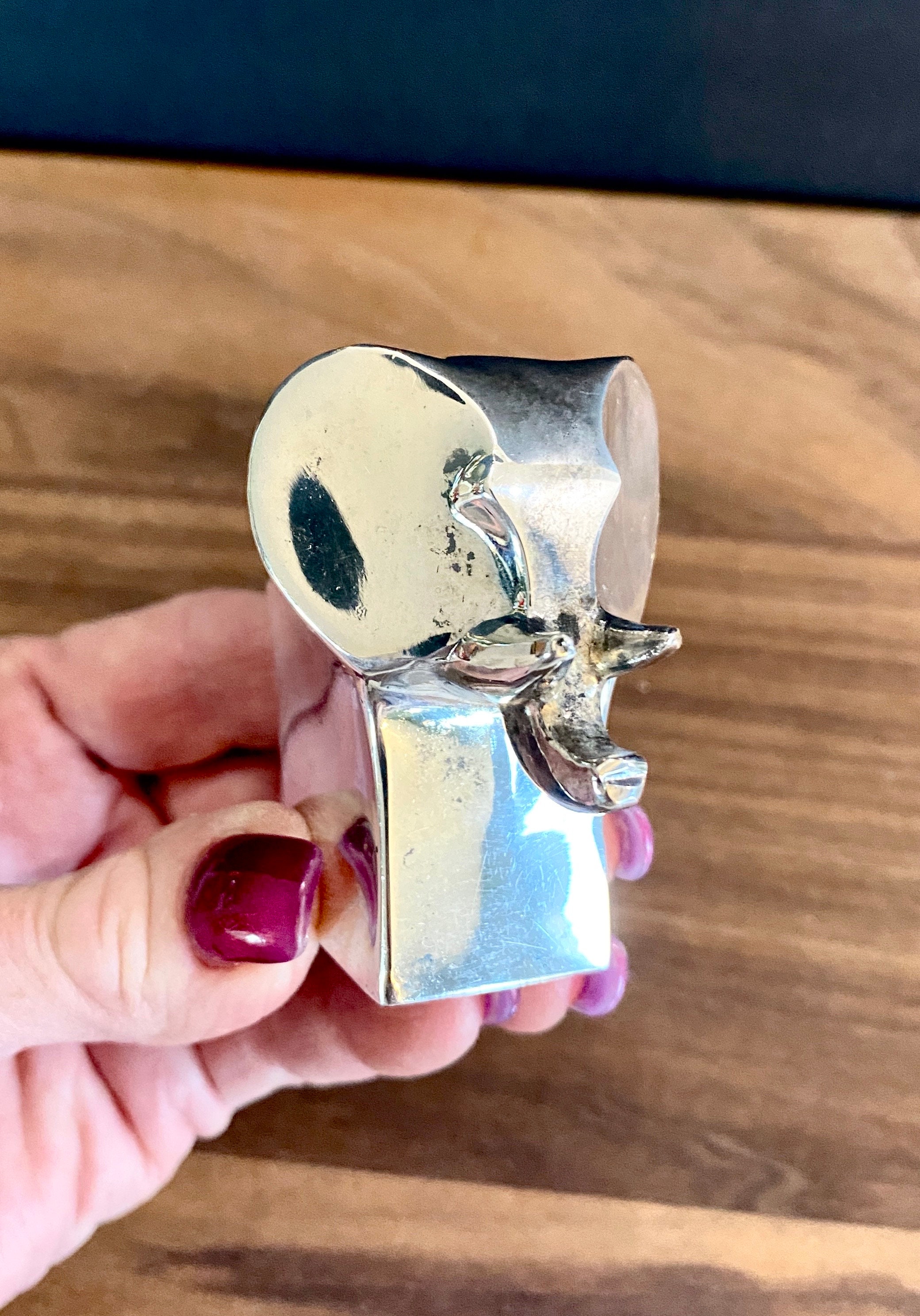 Dansk Silverplate Mini Elephant Paperweight Figurine VTG 70s by Gunnar Cyren Japan - Etsy Dansk Silverplate Mini Elephant Paperweight Figurine VTG 70s by Gunnar Cyren Japan - Etsy