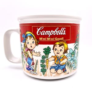 Vintage Campbell’s Soup Mug 14oz By Westwood 1993 Ceramic Soup Coffee Mug Mug Collections