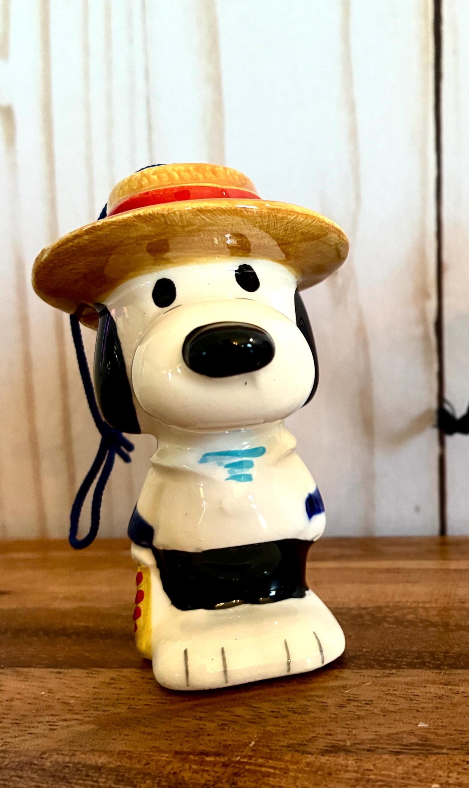 スヌーピー　陶器　クリスマス　飾り　ビンテージ ヴィンテージ 1966年 スヌーピー 陶器製 クリスマスオーナメント