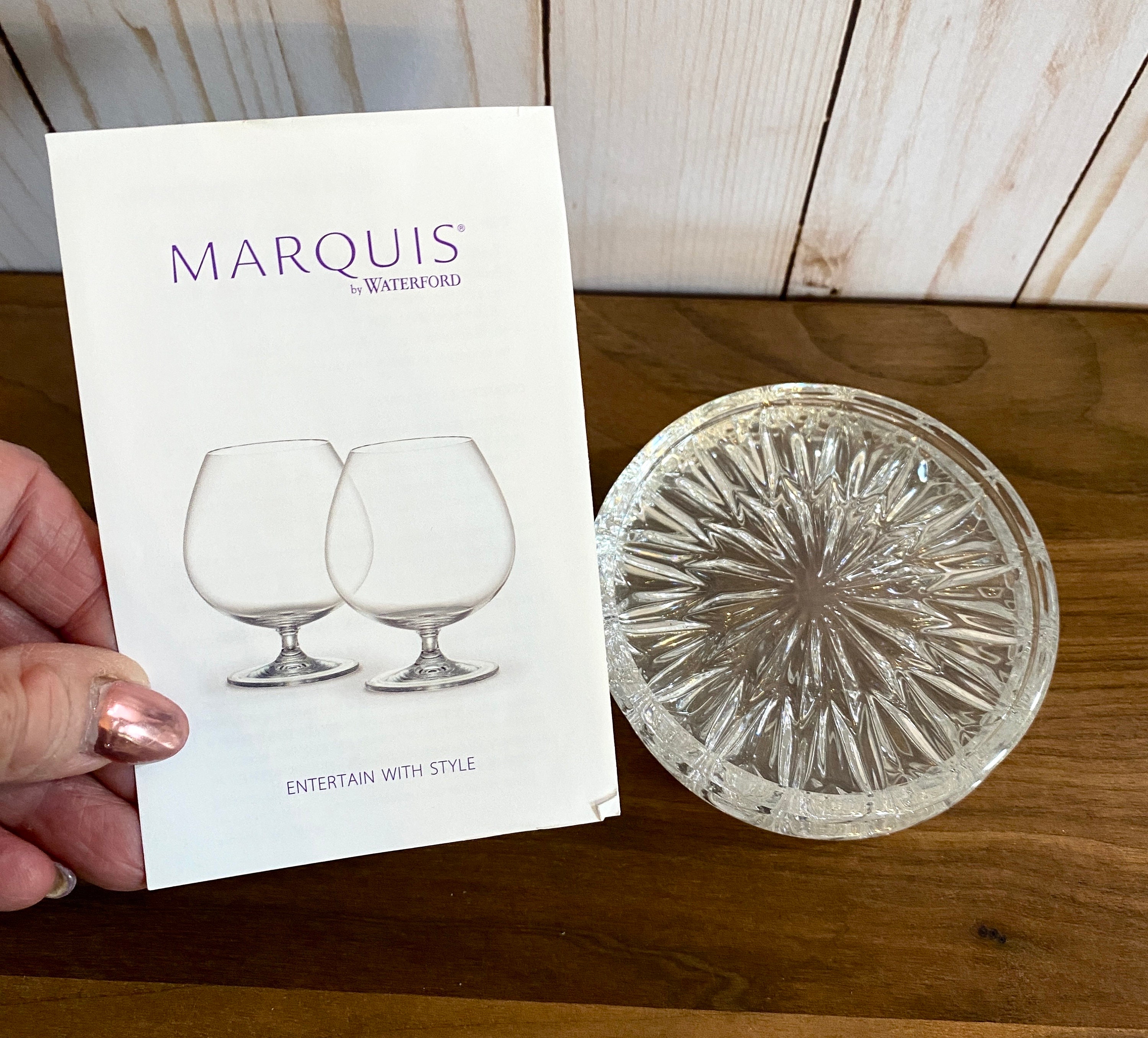 Waterford Marquis Crystal Coasters and Holder: 7 Piece Set NIB - Etsy