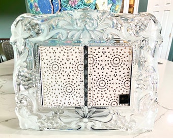 Mikasa Vintage Memories Duet Floral Glass Frame - Etsy