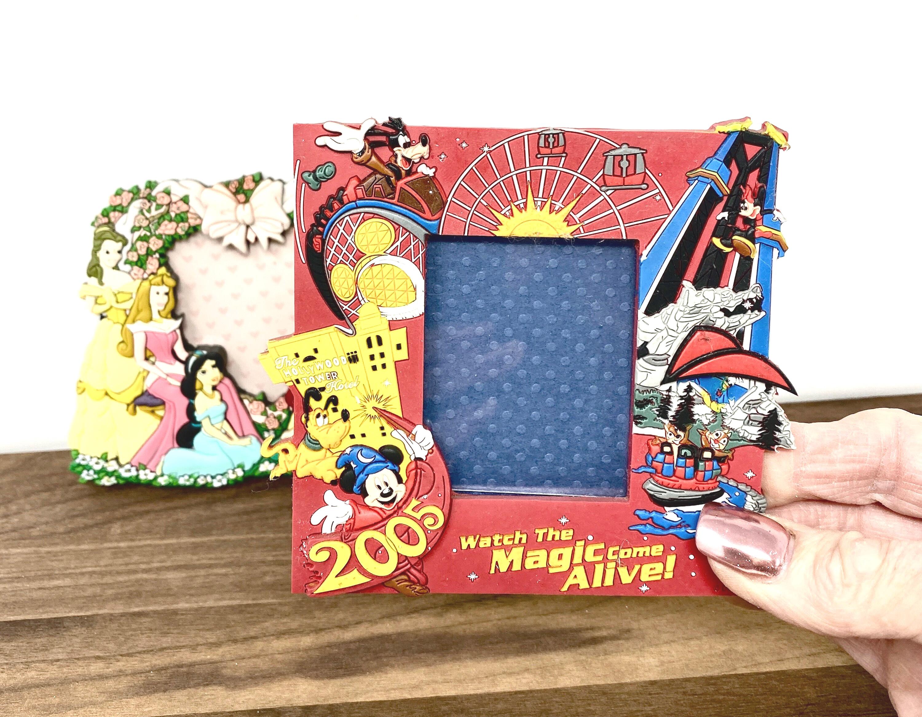 ディズニーランド50周年記念フォトフレームマグネット、ディズニー