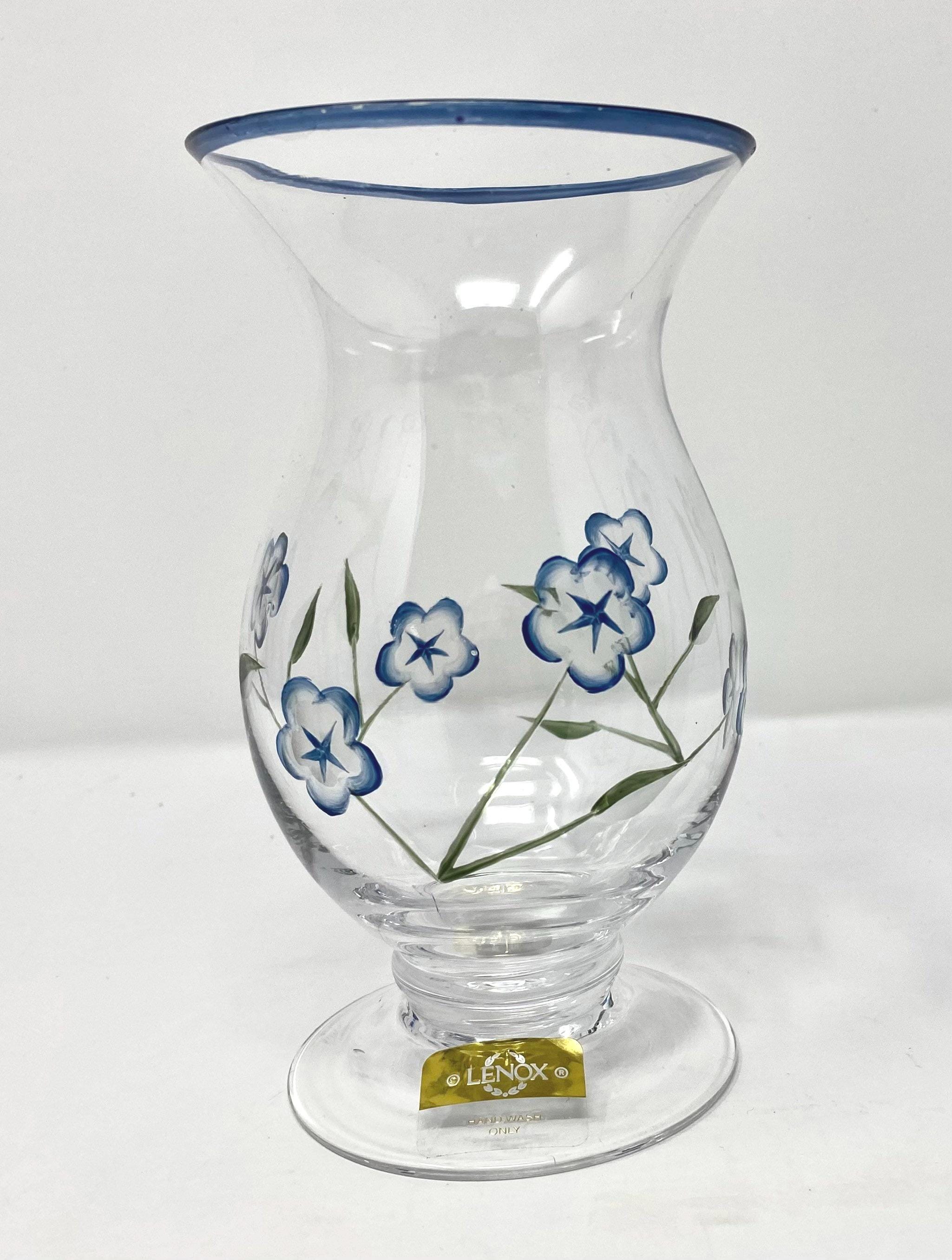 花瓶・フラワースタンド Lenox SaxonyVase Smithsonian Institution Lenox Smithsonian Vintage Saxony Vase - Floral, Hummingbirds