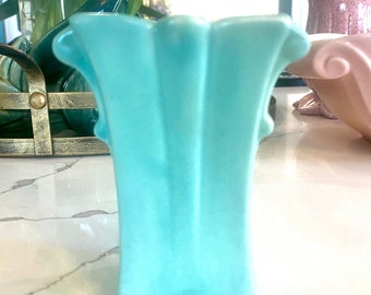 Vintage Redwing Art Pottery 873 Mint Green Small 4” Tall Vase for Flowers Mothers Day Gifts