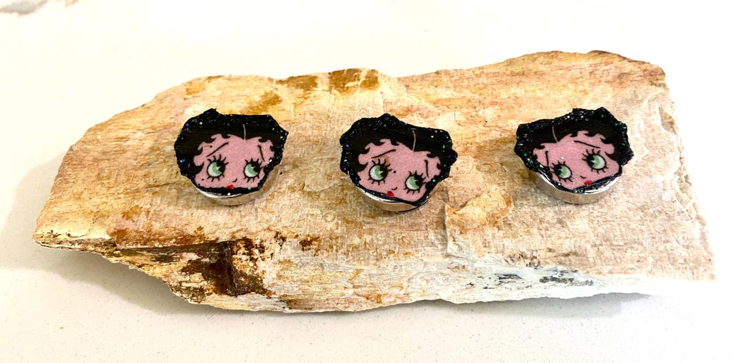 Vintage Betty Boop Button Covers Set of 3 - Etsy