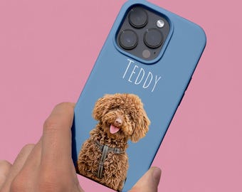 Custom Pet Photo Phone Case: Personalized Dog & Cat 17 iPhone Case